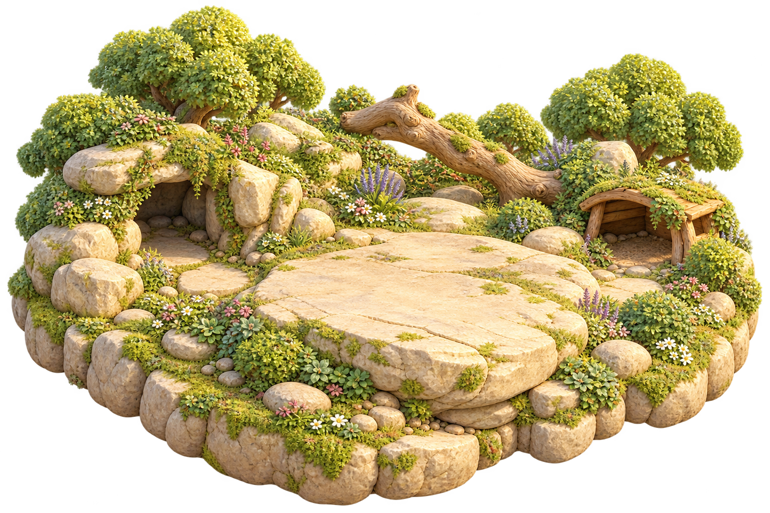 守宮區精緻微縮場景